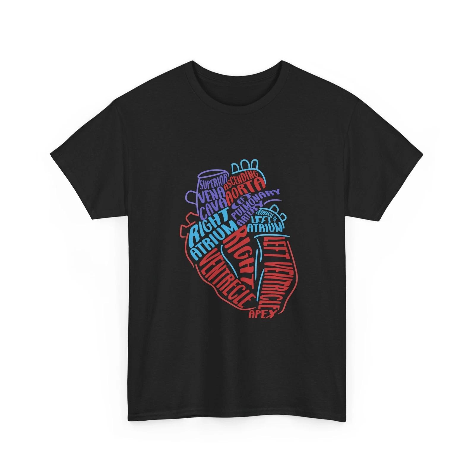 Biology Heart Shirt, Cardiologists Biology Lovers Scientists Women Men Shirt XL