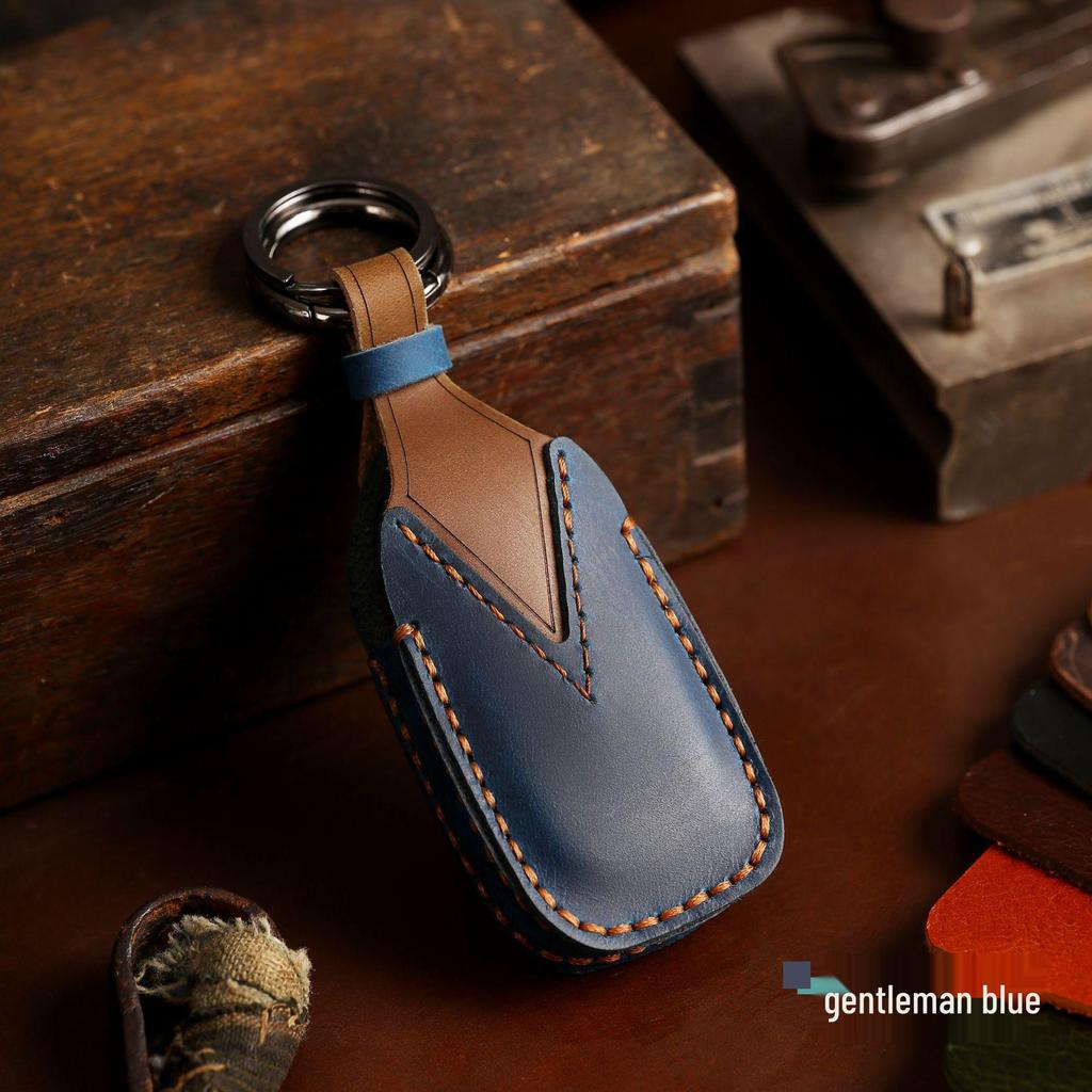 Echtes Leder Schlüsselmäppchen für Subaru Forester, Outback, Legacy Schlüsselanhänger