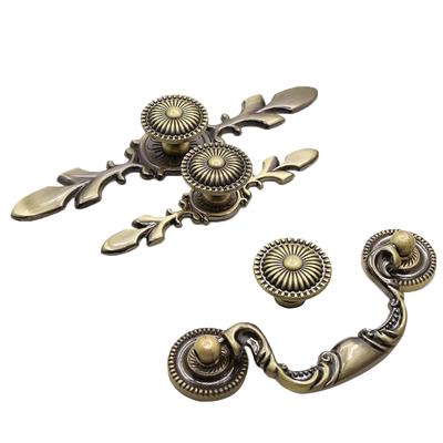 Blume Strass Möbelgriff Haus Deko Retro Metall Tür Schrank Knauf Schublade Griff