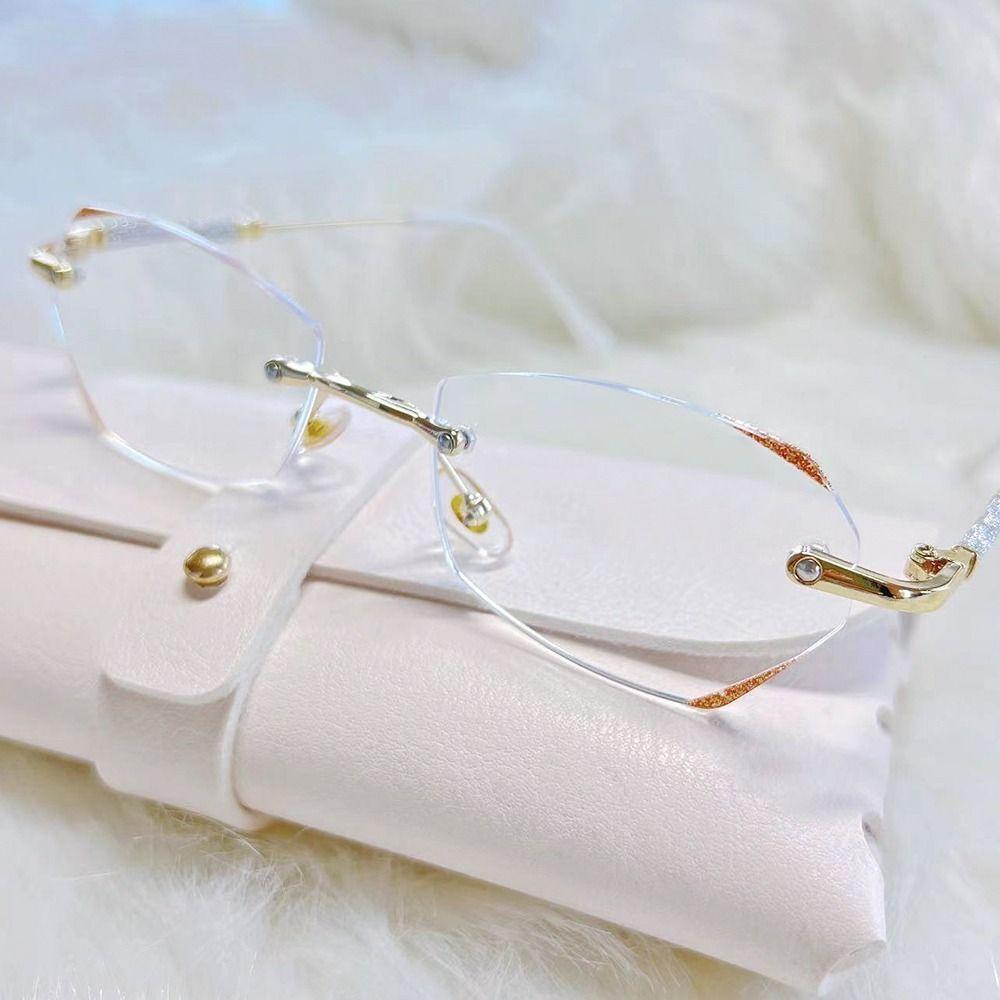 Vision Care Diamond Ultra Light Frame Eye Protection Anti-Blue Light  Eyeglasses Myopia Glasses