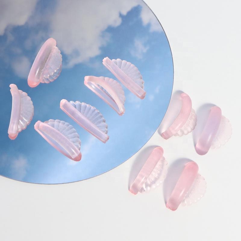 Lash Lift Silicone Pads Customized Soft Silicon Eyelash Lift Reusable Shields Pads Lifting Self Sticky белый