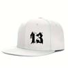 Casquette de Baseball Imprimée Numéro 13 Casquette Hip-Hop Urbain Mode Unisexe