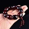 Elastic Wristchain Natural Buddhist Prayer Beads Bracelet for Meditation and Peace Handmade Jewelry Religious Gift