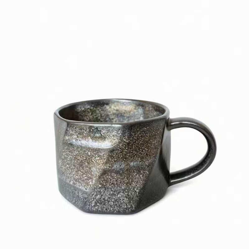 OLOEY Retro Japanese Rough Ceramic Coffee Mug