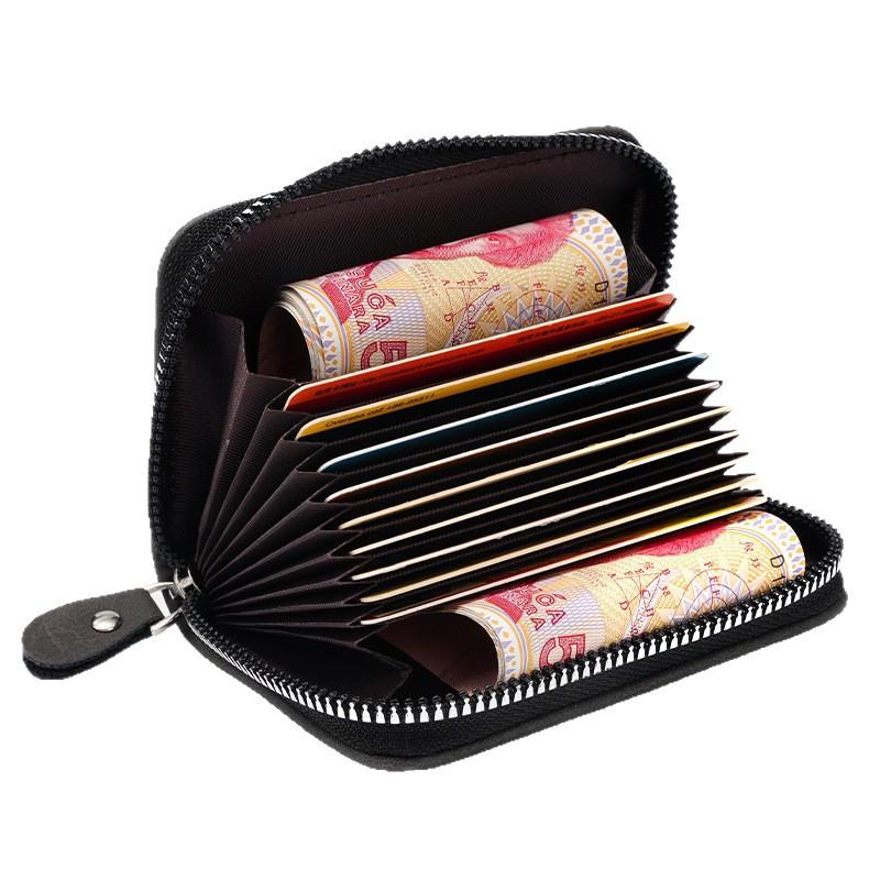 New Men'S Wallet Men'S Short Wallet Wear-Resistant Practical Wallet Large Capacity Durable Wallet