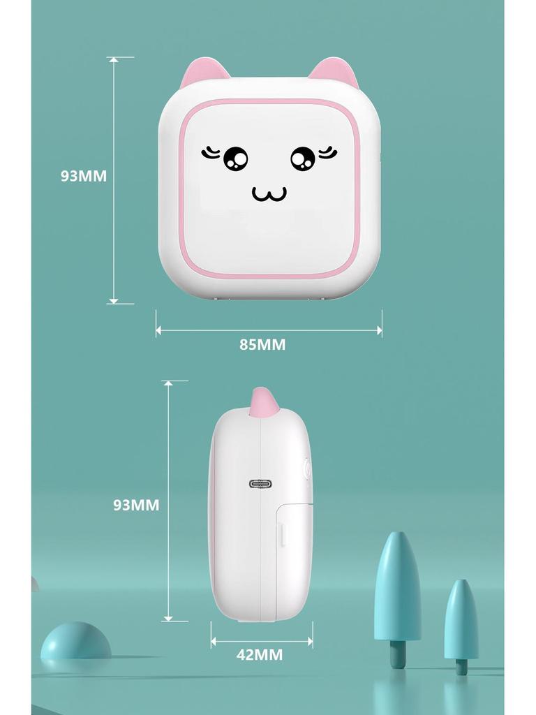 Wireless Bluetooth Portable Thermal Label & Photo Printer for Students