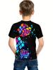 Children's T-shirt Top Clothes for Children Rubik's Cube T-shirty Kids Spring Clothes Children's Boy's Clothing Tops Shirts