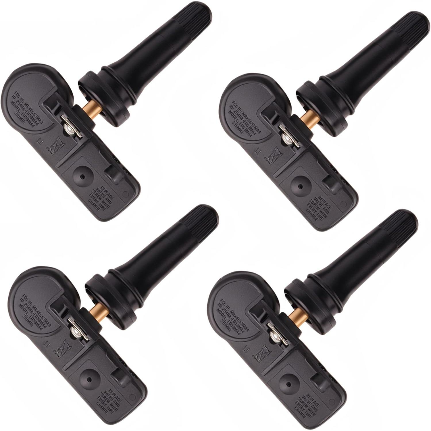 

315 МГц TPMS Датчики тиску в шинах для Ford 2009-2014 F-150 2009-2018 Escape 2010-2016 Fusion та Lincoln MKS Замінює # 9L3Z-1A189-A DE8T-1A180-AA PACK OF 4