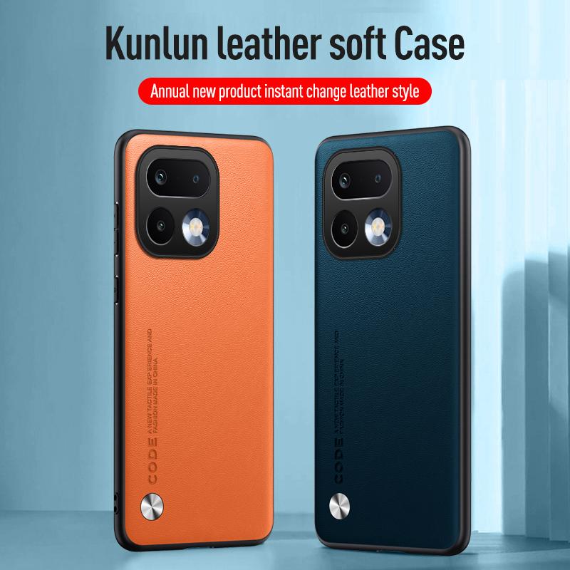 EUCAGR For Luxury PU Leather Back Phone Case For Realme 16 Pro+ Realme16Pro Silicone Case For Realme 16 Pro Plus Back Cover