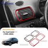 Real Soft Carbon Fiber Sticker for Seat Leon MK1 1M 1999 2000 2001 2002 2003 2004 Car Center Console Side Air Outlet Accessories.