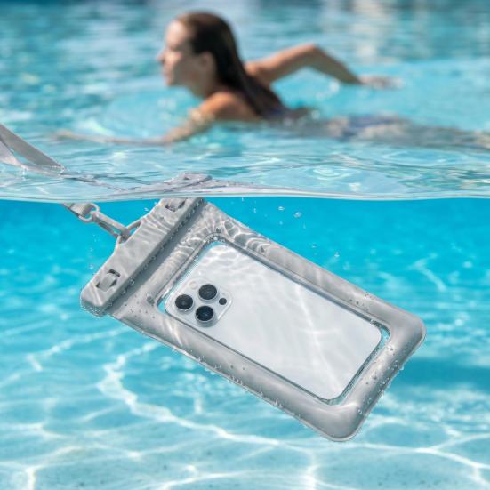 Waterproof Cell Phone Pouch Underwater Bag Case Lanyard Cell Phone Dry Water Proof Beach Swimming Kayaking