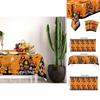 Halloween Disposable Tablecloth With Ghost And Castle Print For Party Decor