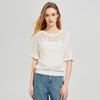 Women's Round Neck Short Sleeve Knit Top