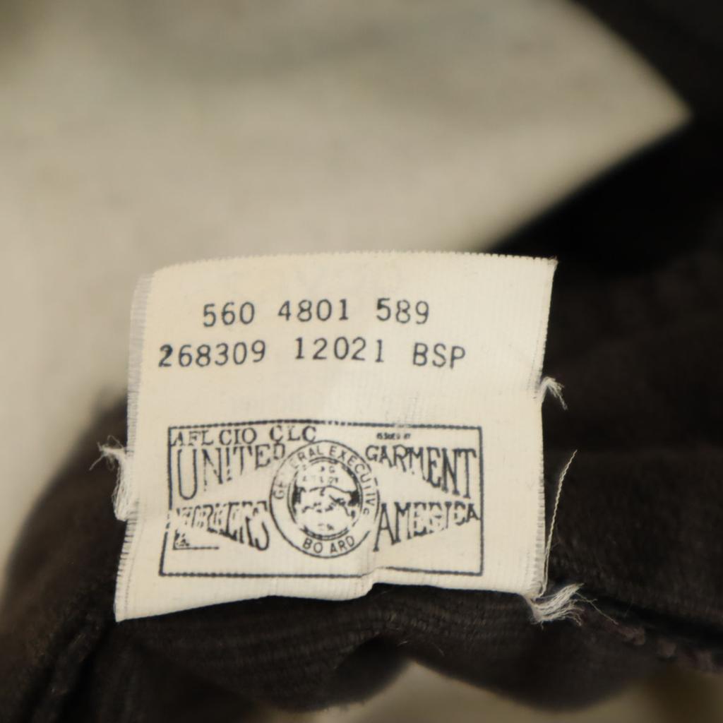 Lee 80s Vintage 42 Talon Made In USA Velor Pants W29 Dark Brown Men's Used