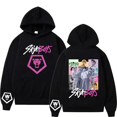 KPop Dämonenjäger Saja Jungen Hoodie Filmdruck Sweatshirts Männer Frauen Langarm Lässiger Pullover Mode Unisex Streetwear