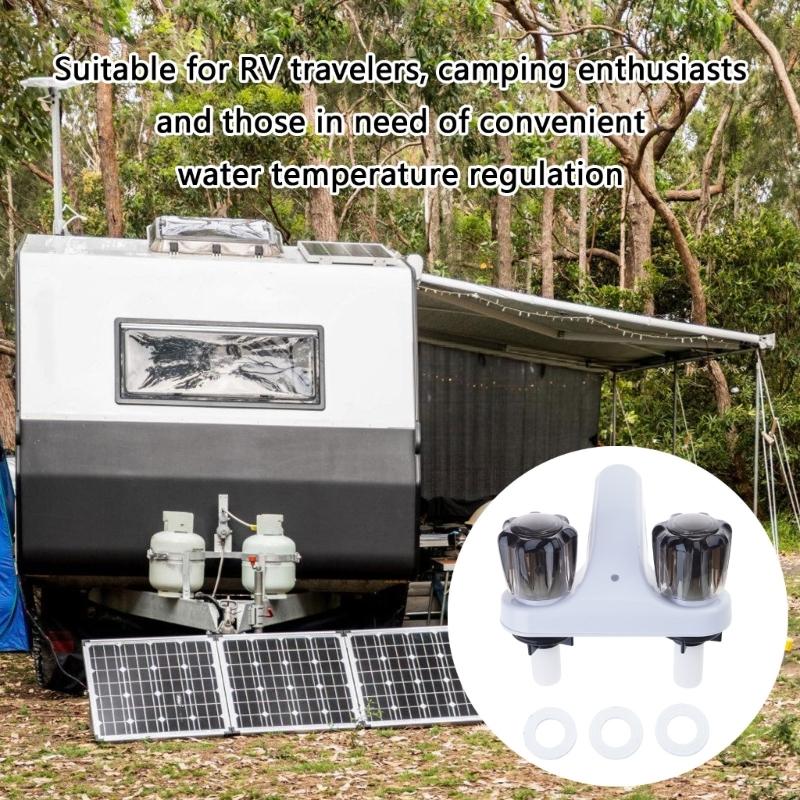 RVs Shower Faucet for Campers Travel Trailer Motorhome Replacement Shower Faucet Valves Diverter Shower Part Accessories