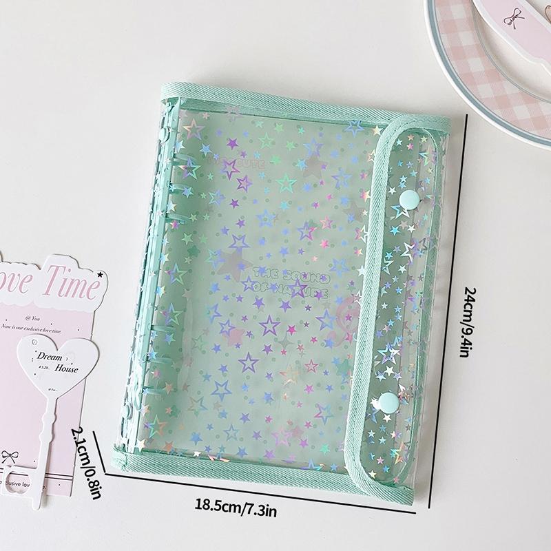 A5 Binder Photocard Albums Kpop Photocard Holder Album for Idol Cards Collect Book Binding Button Lock Photocard Binders