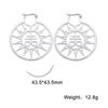 Xiaomi Skyrim Stainless Steel Pentagram Hoop Earrings for Women Gothic Witchy Star Dangle Earrings 2026 Trend Amulet Jewelry