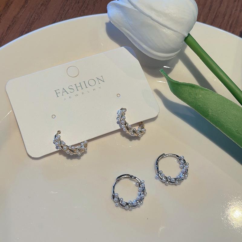 Korean Vintage Pearl Luxurious Ear Cuffs