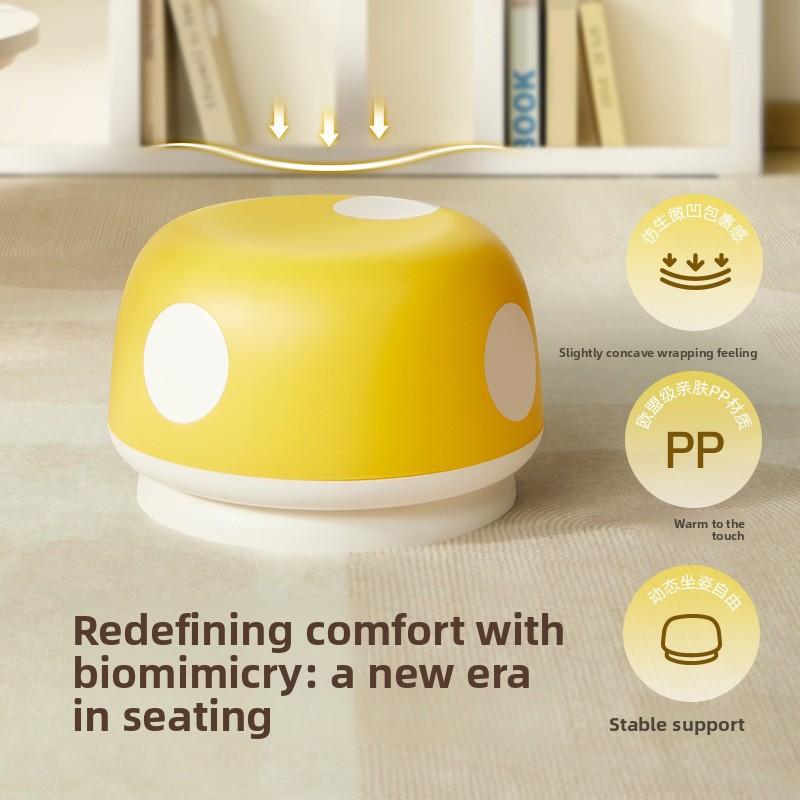 Little Mushroom Children's Stool - Adult Low Stool - Shoe Stool - Home Living Room - Cartoon Bathroom Stool - Toilet Stool