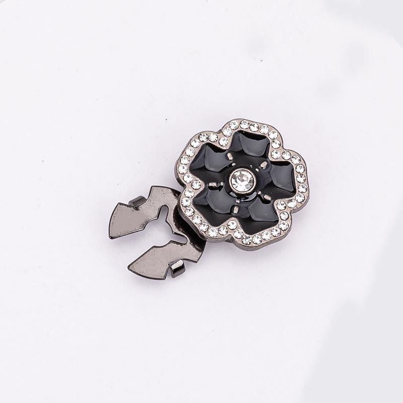 Botões de Punho e Botões de Colarinho Decorativos com Strass Coloridos