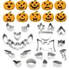 New Year and Halloween pumpkin carving set, stainless steel cookie molds, baking tools, DIY carving tools, knives