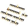 1 Pcs Ampmart 3-10Pins Tag Strip Gold Pins Plated Audio Strip Tag Board ,For Guitar Amplifiers Hifi Diy