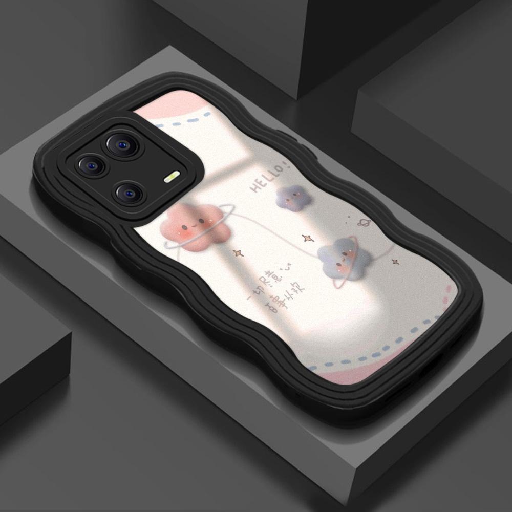 

Чехлы для мобильных телефонов iPhone 11 13 XR 15 Pro Max 12 14 Pro Max Чехол для iPhone 16 7 Plus 8 Plus XS Max Big Wave Solid Color Cartoon Anti-Drop Водонепроницаемый iPhone 16 Pro Max чёрный