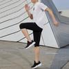 Li Ning T Shirts Men's White Crew Neck Moderate Straight Fit ATSQ229-1
