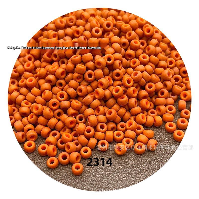 Miyuki 3mm Matte Finish Rice Beads 8/0 - Japanese Glass Beads for DIY Embroidery