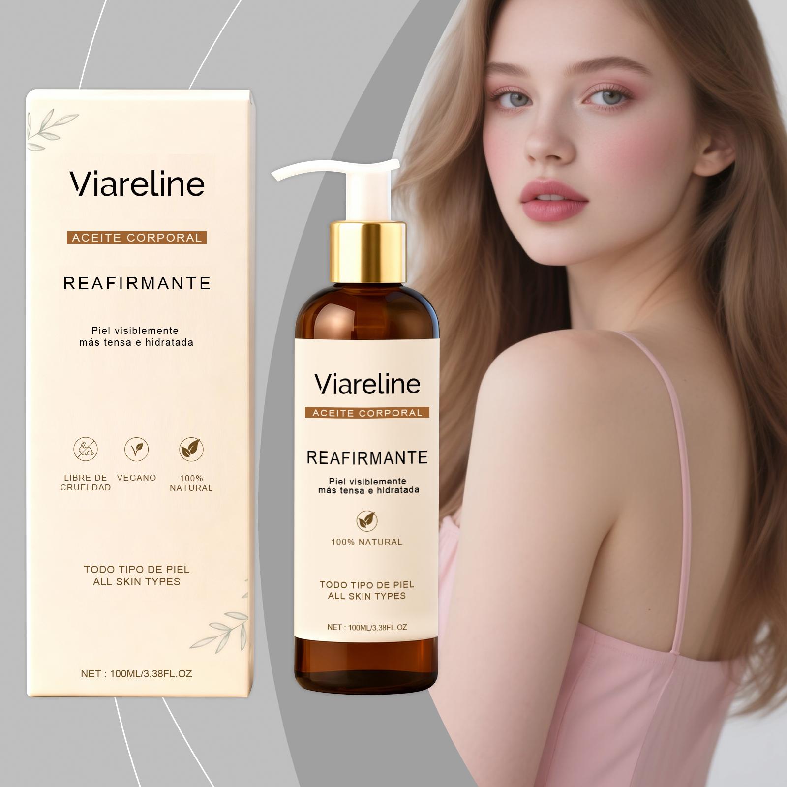 Viareline Body Moisturizing Oil - Daily Gentle Care for Smooth and Comfortable Moisturized Skin 100ml