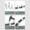 100Pcs Fixed Clips Round Nail Clips Easy Installation High-Strength Metal Steel Nails U-Shaped