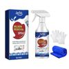 Schimmelentferner zur Reinigung von Badezimmerfliesen, Wänden, Decken, Schimmelflecken, multifunktionaler Schimmelentferner-Spray 60ml + Handtuch + Handschuhe