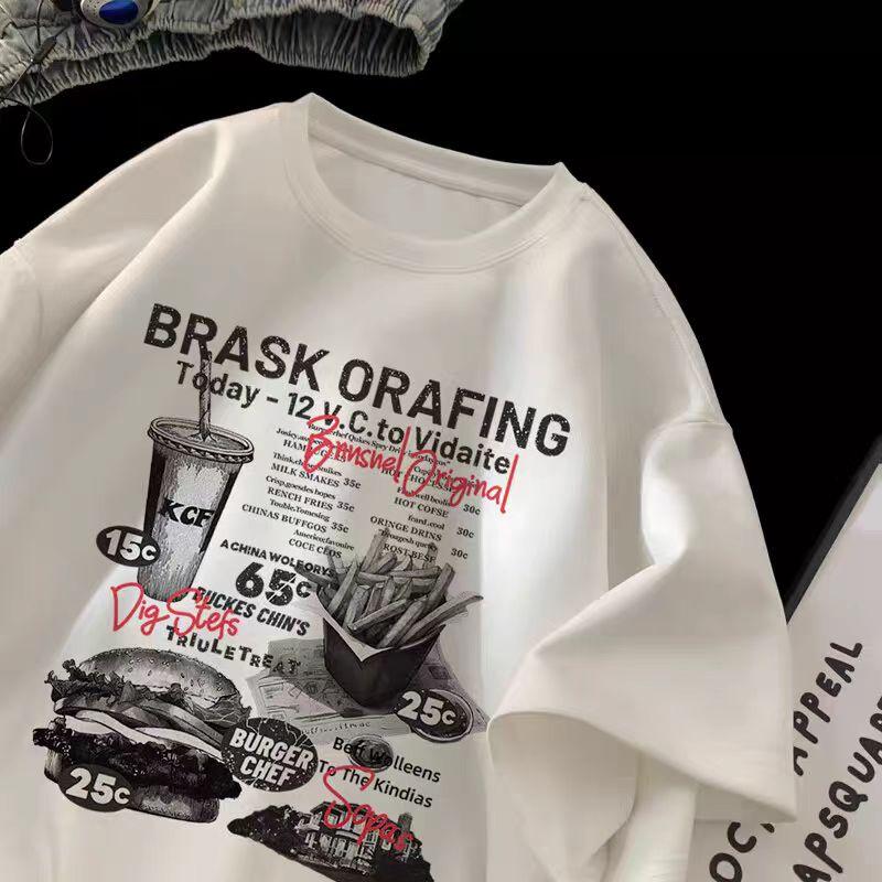 Новая высококачественная модная брендовая футболка с коротким рукавом и принтом в виде букв, мужская облегающая футболка с круглым вырезом и тонким темпераментом, модная футболка с коротким рукавом M белый