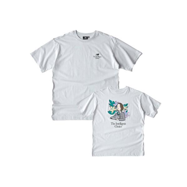 New Balance Ivy Girl Gardening ShorT Sleeve Tee T shirT Nbnec2l353 Lg
