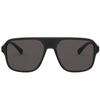 Lunettes de soleil - Dolce &amp; Gabbana - STEP INJECTION DG 6134 - Noir/Gris - Anti-UV - Homme