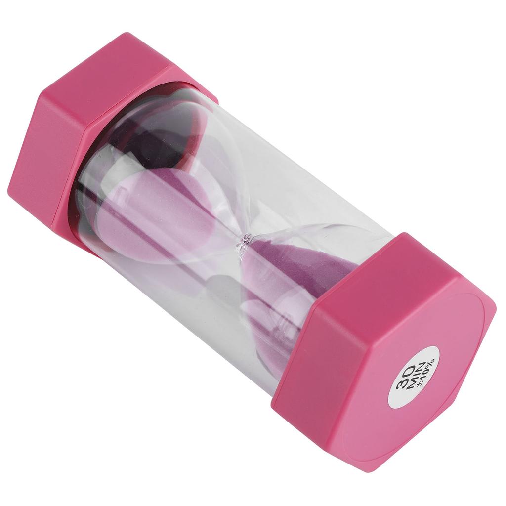 Sechseckige Sanduhr 30 Minuten Timer Uhr für Klassenzimmer, Zuhause, Büro, Küche, Verwendung Rosa