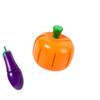 Wooden Pretend Play Fruit & Veggie Cutting Set for Kids - Educational Kitchen Toy