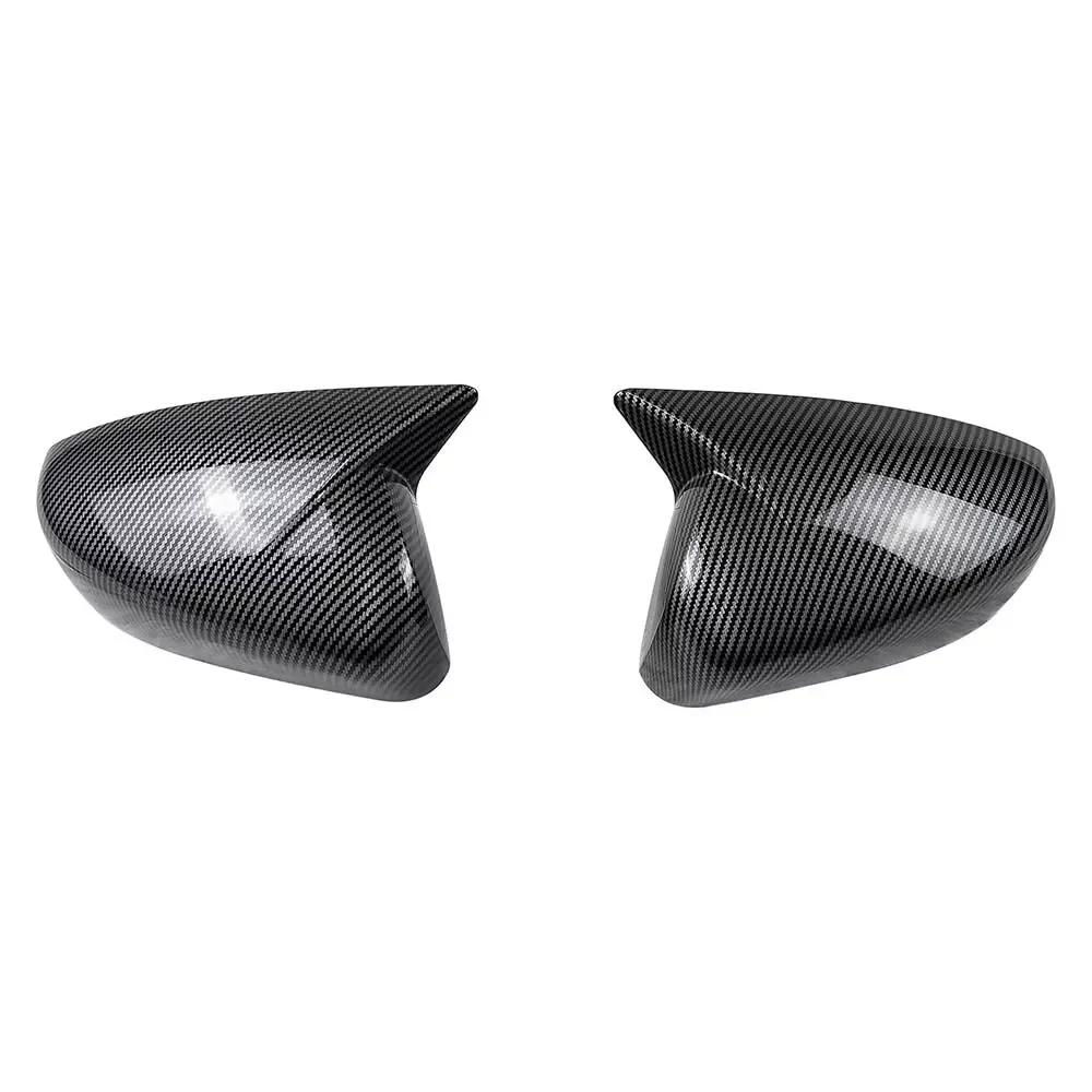 For Subaru Crosstrek  2024 ABS Plastic Car Rearview Side Mirror Cover Wing Cap Exterior Door Trim Adhesive Sticker Parts
