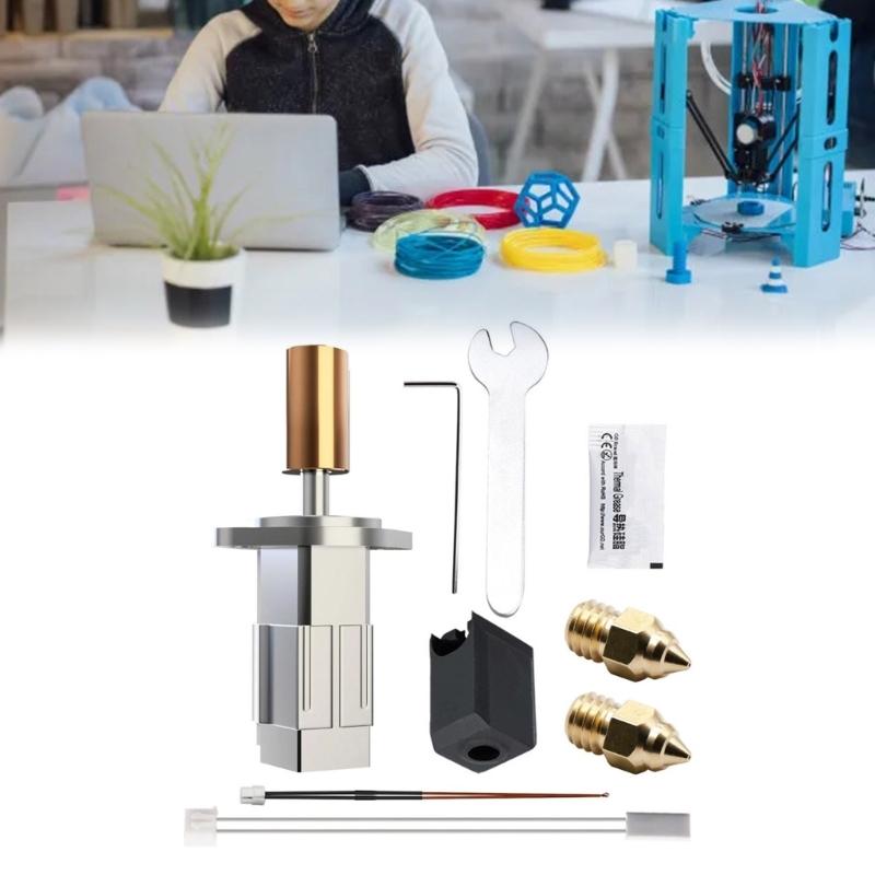 3D Printing etal Hotend Heating Block Nozzle Thermistor Heating Plate Replacement for K1max CR-M4 3D Printers