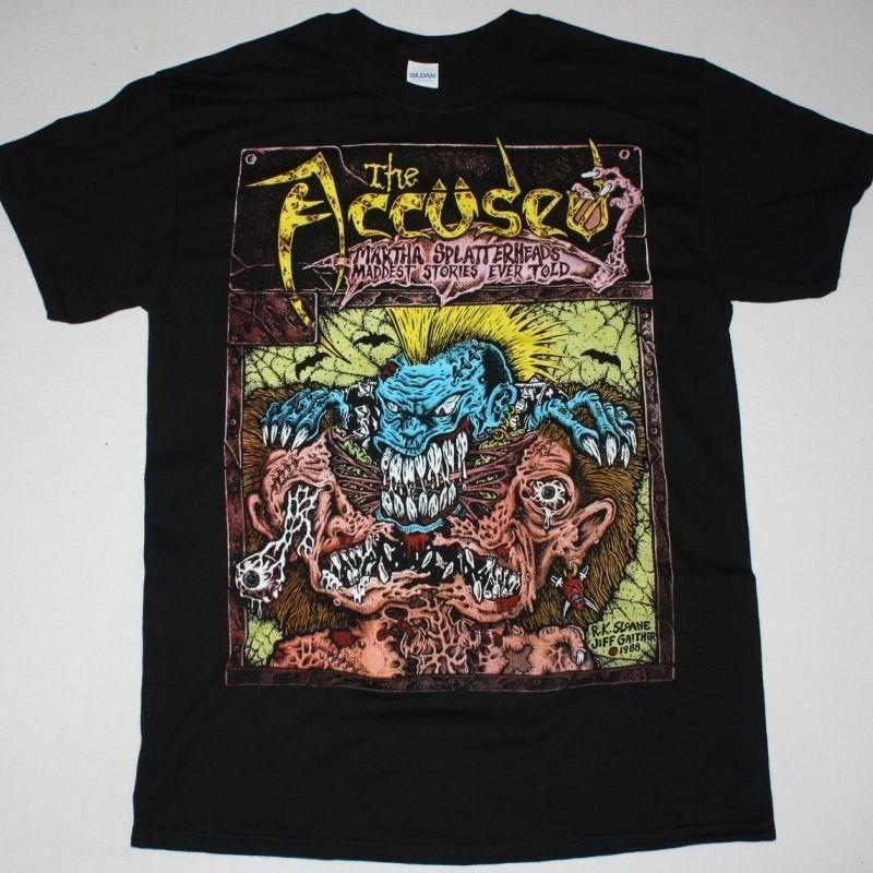Hot Popular The Accused Rock Music Band Black S-5XL Shirt VK079 XXXXL