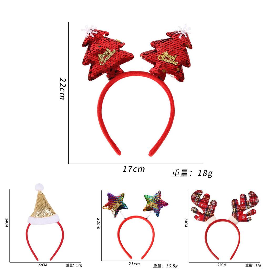 Entzückendes Weihnachts-Hirschgeweih-Stirnband Festliches Verkleidungs-Haarband für Kinder