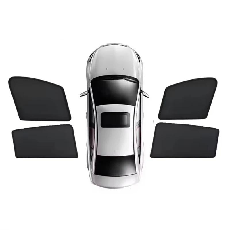 For Hyundai Ioniq AE 2017-  Car Magnetic Mesh Sunshade Anti-UV Coverage Sunshade Sunscreen Privacy Protection Auto Parts