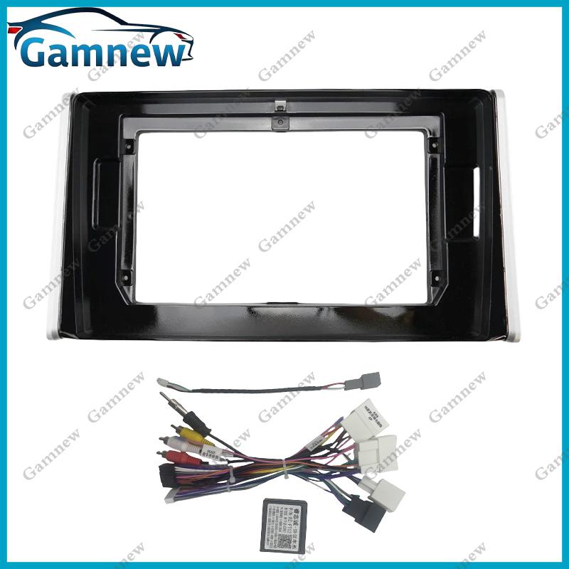 10 Inch Car Fascia Frame Adapter Canbus Box For Toyota RAV4 5 XA50 2018-2023 Android Radio Audio Dash Panel Cover Harness