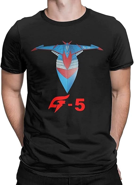 Battle of The Planets Gatchaman God Phoenix G 5 Unisex T Shirt M чёрный