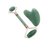 Jade Roller & Heart Plate Set - Dongling Jade Face Massager for Skin Care