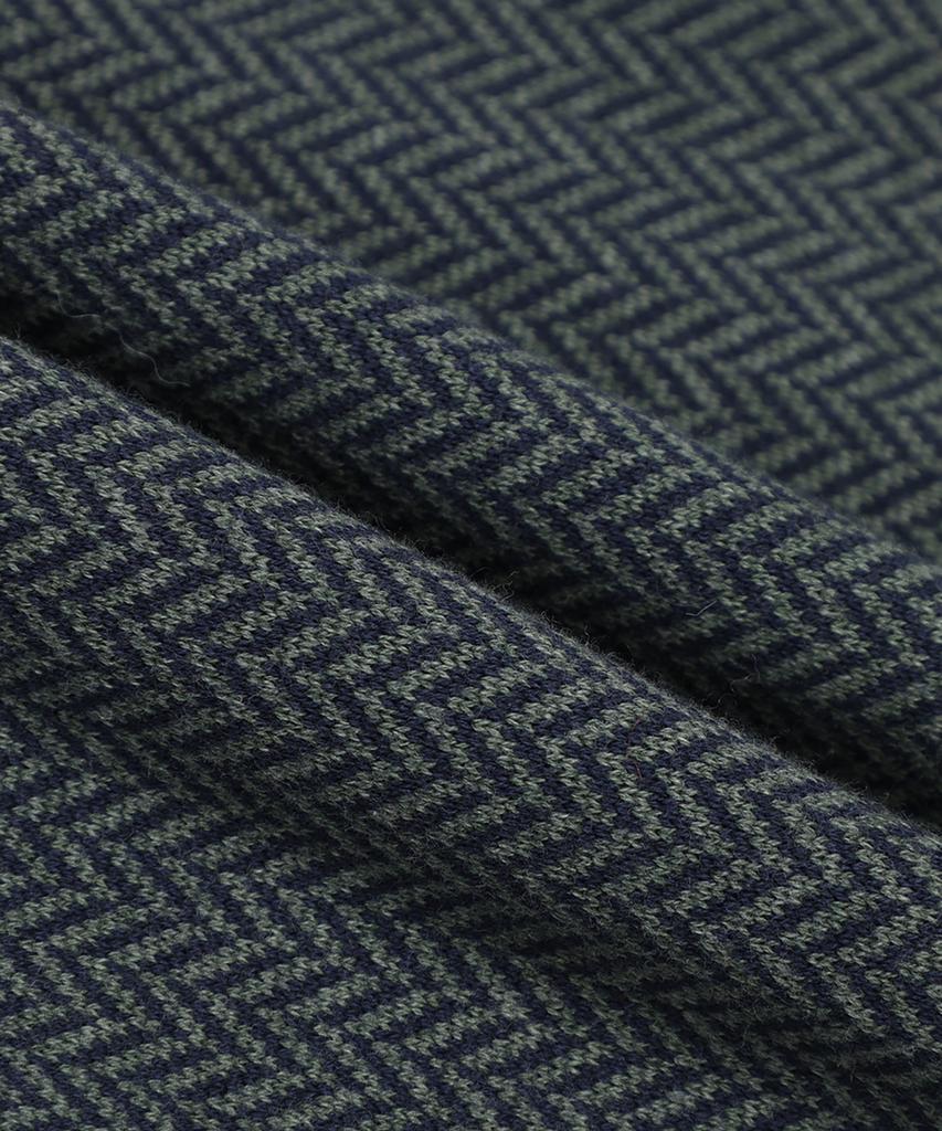 BROOKS BROTHERS Herringbone Half-Zip Sweater (Green) (Bbwwmf4540Iew)