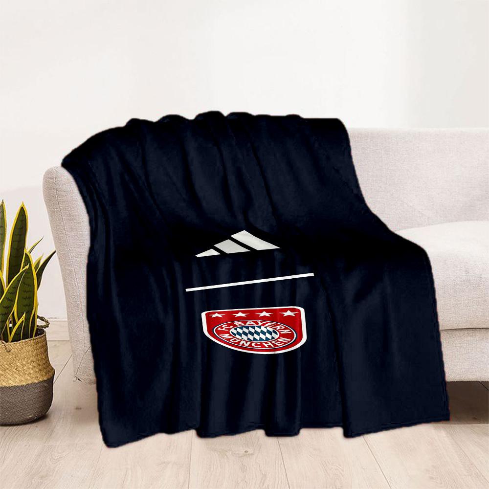 FC Bayern München Decke Weich Warm Gemütlich Großartig für Meeresufer Büro Bett für Alle Anlässe Verspieltes Design Bestes Urlaubsgeschenk für Freunde Familie