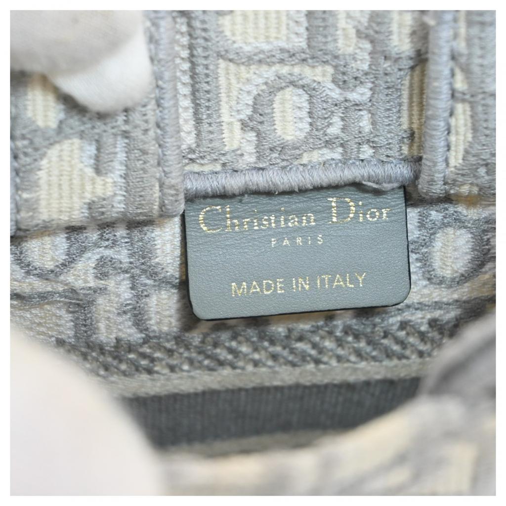 Auth DIOR Oblique Book Tote Mini Phone Bag 2WAY Shoulder Bag di79100ku Used