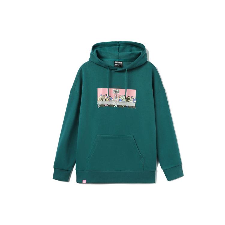 Li Ning Sweatshirt Men s Coral Blue AWDR417-5 M